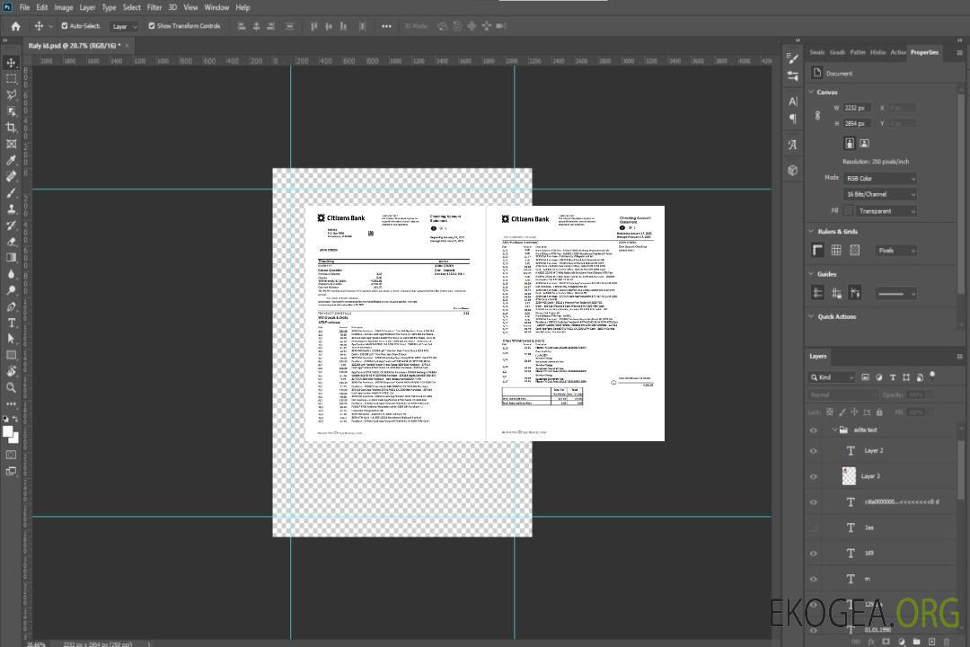 Banque des citoyens des États-Unis excel pdf template